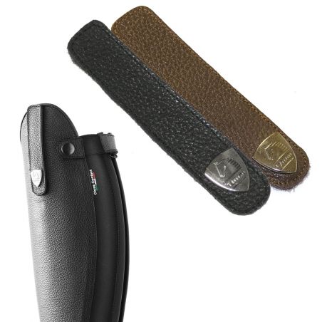 Pulseras de cuero granulado para botas Tattini