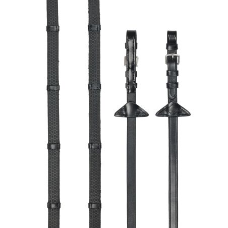 Riendas de goma flexible con topes LeMieux
