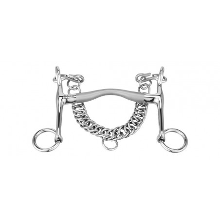 Filete para cabezada SPRENGER Satinox con camas cortas