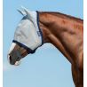 Máscara anti-moscas Horseware Amigo - Plata / marino