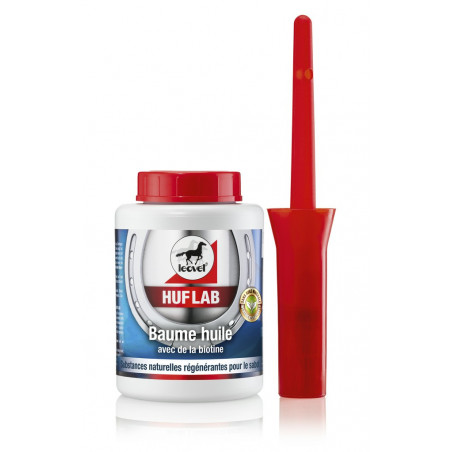 Ungüento natural LEOVET Huf Lab con pincel