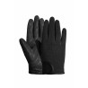 Guantes de equitación de invierno Horze Ava para niños - Negro