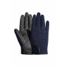 Guantes de equitación de invierno Horze Ava para niños - Azul marino oscuro
