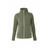 Chaqueta de equitación polar Horze Ellie para mujer - Verde escarabajo