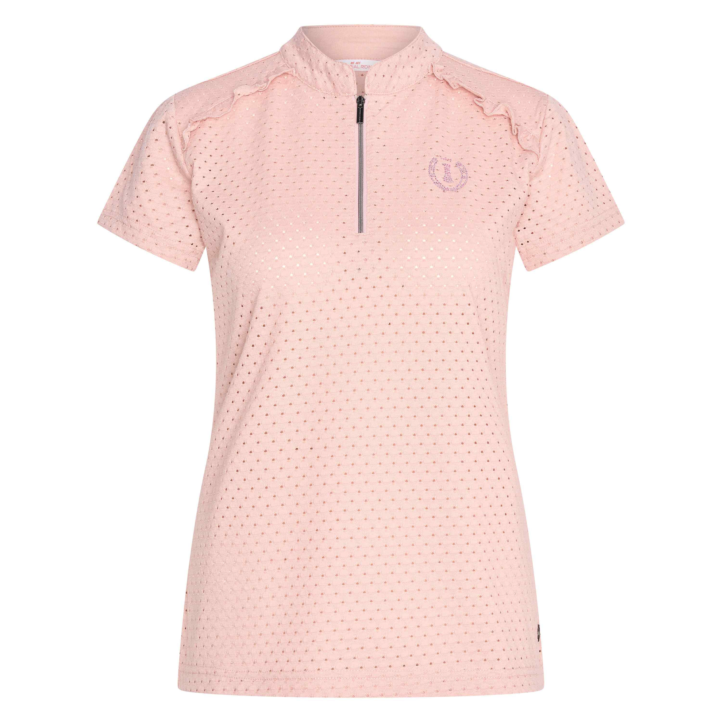 Camiseta tipo polo Imperial Riding Phoenix Rubor rosa