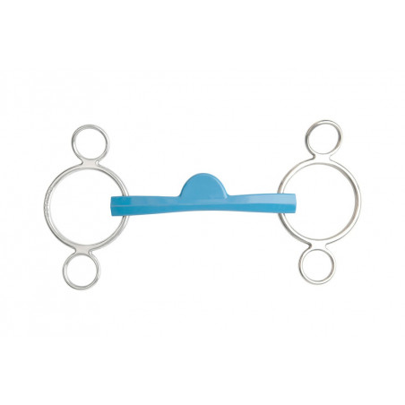 Muserola ajustable Metalab Flexi de 3 anillas media luna