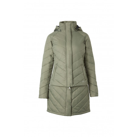 Plumífero Aurora Horze para mujer con falda desmontable