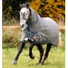 Manta Horseware Rhino Hexstop Plus Vari-Layer Turnout 250g - Gris / índigo