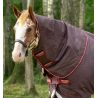 Cubrecuellos Horseware 0g para Manta Amigo Bravo 12 Original - Burdeos / marino / gris titanio