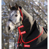 Cuello para caballo Horseware 250g para manta Rambo Supreme 1680D - Negro / rojo