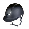 Casco Lady Shield HKM - Negro / plateado brillante