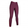 Pantalón Sunshine con rodilleras de silicona HKM - Rojo oscuro