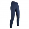 Pantalón softshell Elegance Style con rodilleras de silicona HKM - Azul oscuro