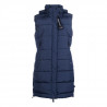 Chaleco largo sin mangas Misty HKM - Azul oscuro