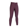 Pantalón Helene con rodilleras de silicona HKM - Rojo oscuro