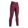 Pantalón Luna con asiento completo de silicona HKM - Rojo oscuro