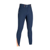 Pantalón Lyon con fondo integral de silicona HKM - Azul oscuro
