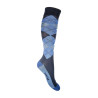 Calcetines Check Classico HKM - Azul oscuro / azul medio modelo antiguo