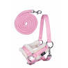 Cabezada y ramal Hobby Horsing HKM - Rosa