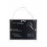 Placa de cuadra Hobby Horsing HKM - Negro