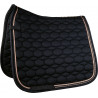Alfombra Rosegold Glamour Style HKM - Negro / oro rosa