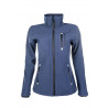 Chaqueta softshell deportiva HKM para mujer y niña - Azul oscuro