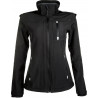 Chaqueta softshell deportiva HKM para mujer y niña - Negro