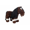 Peluche HKM Cuddle Pony - Marrón oscuro