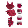 Set de equitación Cuddle Pony HKM - Roja
