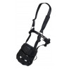 Cabezada con bozal HKM - Negro