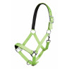 Cabezada Stars Softice forro suave HKM - Fluo verde