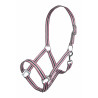 Cabezada Linz HKM - Negro / gris / blanco / rosa