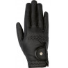 Guantes Grip Style con forro polar HKM - Negro