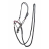 Cabezada etológica Strass con riendas / ramales HKM - Gris / uva
