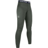 Leggings Wien Style con rodilleras de silicona HKM - Verde oliva