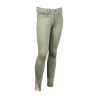 Pantalón Horse Spirit con rodilleras de silicona HKM - Gris verde