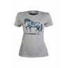 Camiseta Gráfica Caballo HKM - Gris claro / mezcla