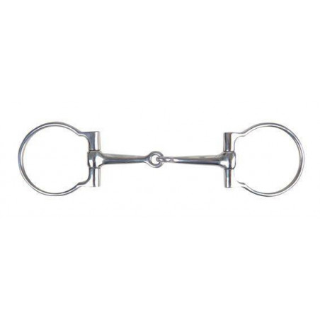 Bocado oliva con embocadura simple HKM