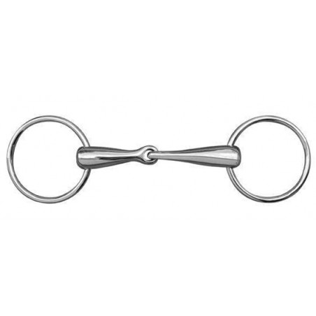 Bocado de 18 mm en acero inoxidable macizo HKM