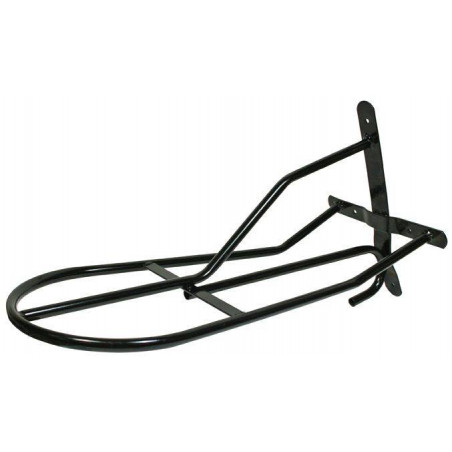 Soporte de montura metálico de pared negro HKM