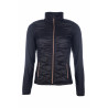 Chaqueta acolchada Prag Style HKM - Negro / oro rosa
