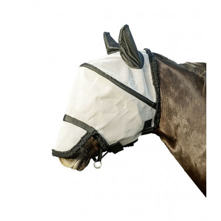 Máscara anti-moscas con protección desmontable para ollares HKM