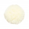 Almohadilla de muserola, lana de oveja - Blanco