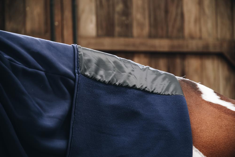 Cubrecuello polar para caballos Kentucky Marino Azul marino
