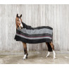 Manta Secante Cuadrada Heavy Stripes Kentucky - Negro