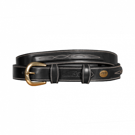 Cinturón Con Pespuntes Decorativos Dy'on