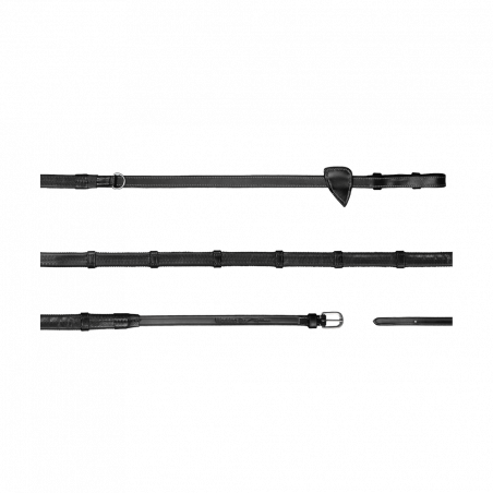 Riendas Howlett de goma 1/2 con 7 pasadores Working by Dy'on