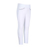 Euro-Star Maxima FullGrip Leggings de equitación para niños - Blanco