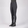 Pantalón de equitación Euro-star Arista diamond FullGrip - Negro