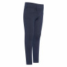 Leggings de equitación para NIÑOS Easy Rider Rihanna FullGrip - Plomo